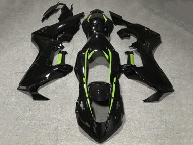 Comprare Carene Moto Honda CBR1000RR 2017-2023 - Nero Lucido Verde Lime Linea