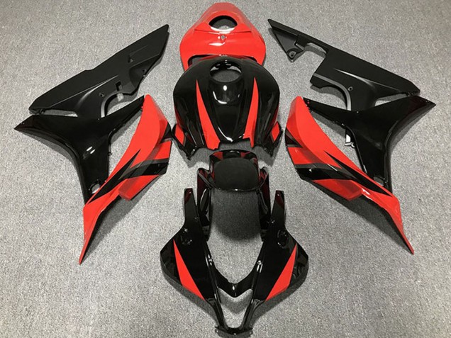 Comprare Carene Moto Honda CBR600RR 2007-2008 - Rosso Nero Lucido