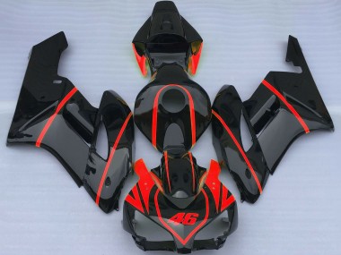 Comprare Carene Moto Honda CBR1000RR 2004-2005 - Nero Lucido Rosso