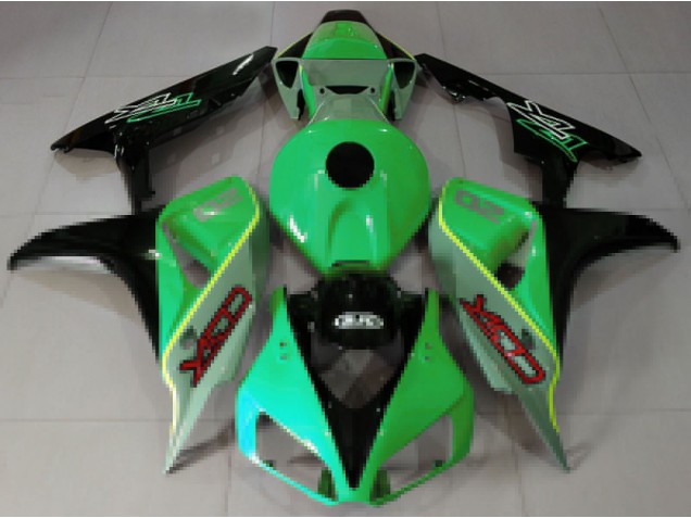 Comprare Carene Moto Honda CBR1000RR 2006-2007 - Verde Blu Nero Lucido CBR Stile