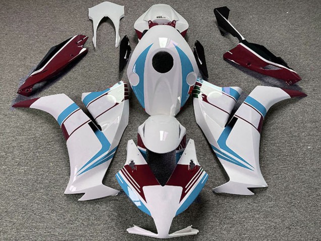 Comprare Carene Moto Honda CBR1000RR 2012-2016 - Bianco Azzurro Chiaro Rosso Bordeaux