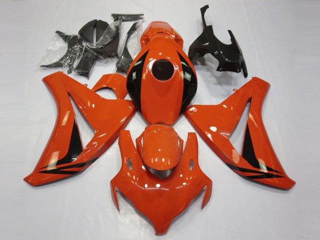 Comprare Carene Moto Honda CBR1000RR 2008-2011 - Arancia Nero Lucido OEM Stile