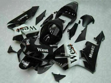 Comprare Carena Moto Honda CBR600RR 2003-2004 - Nero Lucido Bianco West Mobil