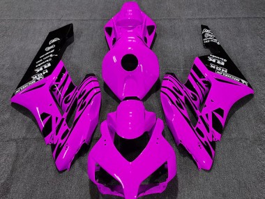 Comprare Carene Moto Honda CBR1000RR 2004-2005 - Rosa Nero Lucido Fiamma