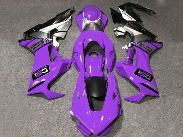 Comprare Carene Moto Honda CBR1000RR 2017-2023 - Viola Bianco Argento Nero Lucido DSI
