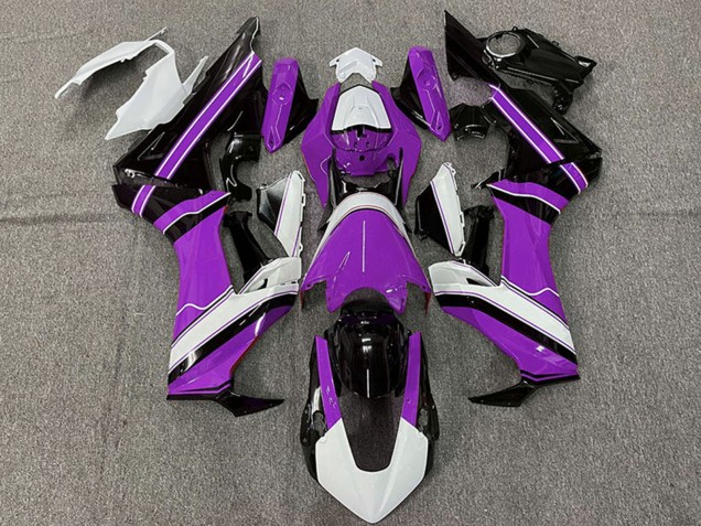 Comprare Carena Moto Honda CBR1000RR 2017-2023 - Bianco Viola Nero Lucido
