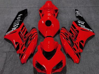 Comprare Carene Moto Honda CBR1000RR 2004-2005 - Rosso Nero Lucido Fiamma