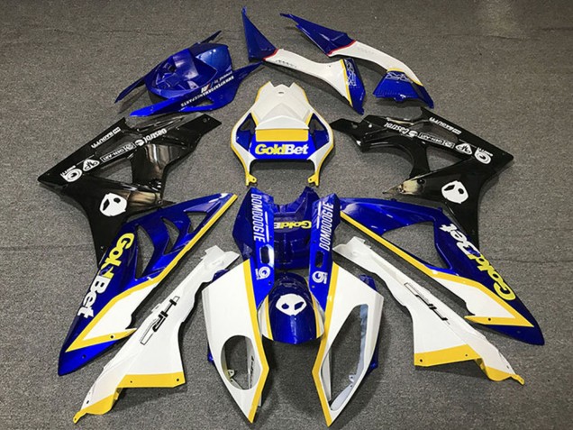 Comprare Carene Moto Honda CBR1000RR 2012-2016 - Bianco Blu Giallo Nero Lucido OroBet