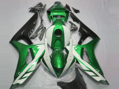 Comprare Carene Moto Honda CBR1000RR 2006-2007 - Verde Bianco Nero Opaco