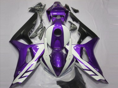 Comprare Carene Moto Honda CBR1000RR 2006-2007 - Viola Bianco Nero Opaco