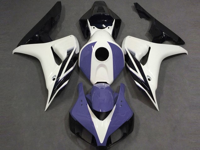 Comprare Carene Moto Honda CBR1000RR 2006-2007 - Bianco Blu Nero Lucido