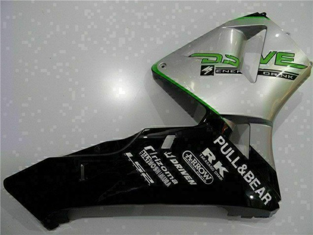 Comprare Carena Moto Honda CBR600RR 2003-2004 - Argento Verde Nero Lucido