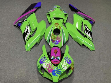 Comprare Carene Moto Honda CBR1000RR 2004-2005 - Verde Viola Blu Nero Squalo
