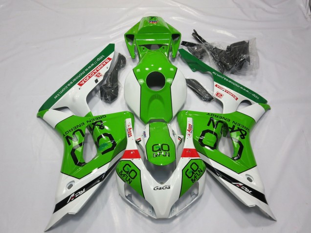 Comprare Carene Moto Honda CBR1000RR 2006-2007 - Bianco Verde Rosso Go Fun