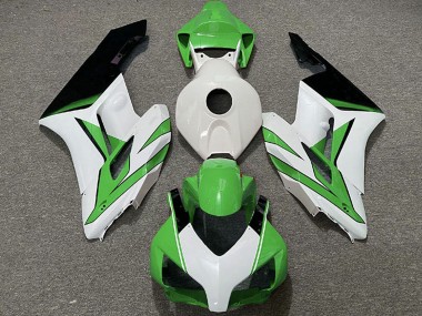 Comprare Carene Moto Honda CBR1000RR 2004-2005 - Bianco Verde Nero Lucido