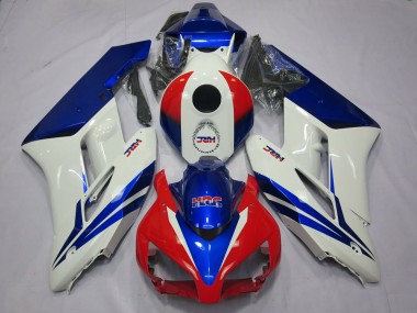 Comprare Carene Moto Honda CBR1000RR 2004-2005 - Bianco Blu Rosso HRC OEM Stile