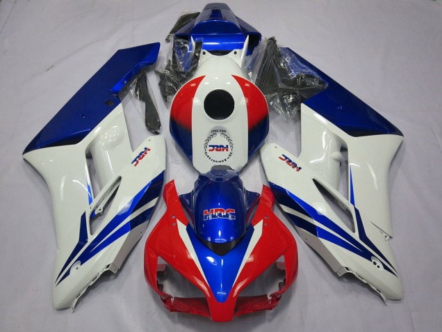 Comprare Carene Moto Honda CBR1000RR 2004-2005 - Bianco Blu Rosso HRC OEM Stile