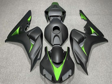 Comprare Carene Moto Honda CBR1000RR 2006-2007 - Nero Opaco Verde