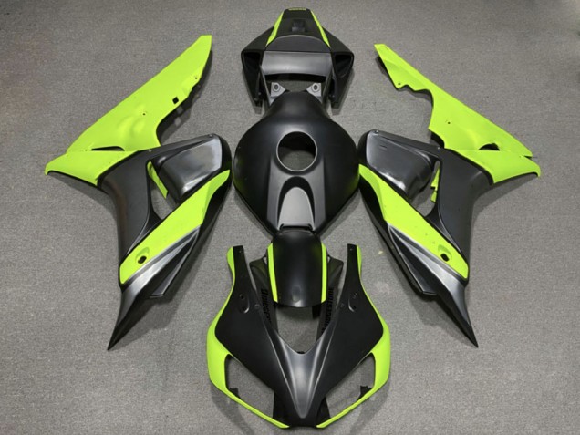 Comprare Carene Moto Honda CBR1000RR 2006-2007 - Verde Nero Opaco