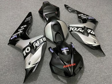 Comprare Carene Moto Honda CBR1000RR 2006-2007 - Argento Nero Opaco Repsol