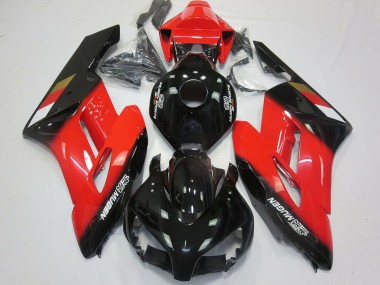 Comprare Carene Moto Honda CBR1000RR 2004-2005 - Rosso Nero Lucido Mugen