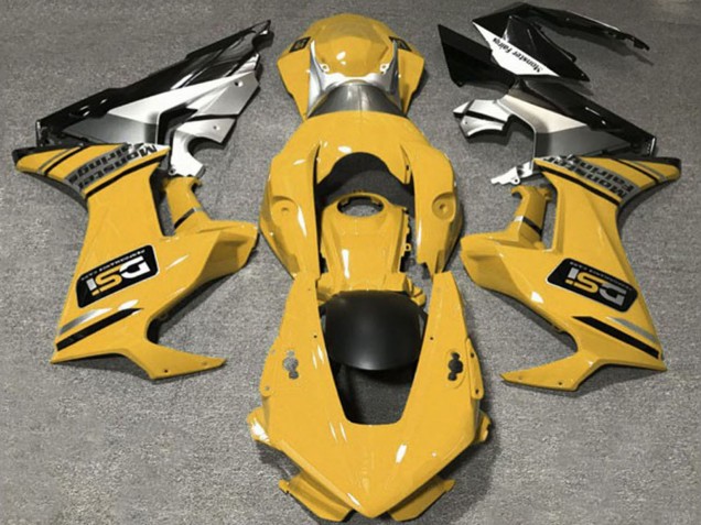 Comprare Carene Moto Honda CBR1000RR 2017-2023 - Mustard Giallo Bianco Argento Nero Lucido DSI
