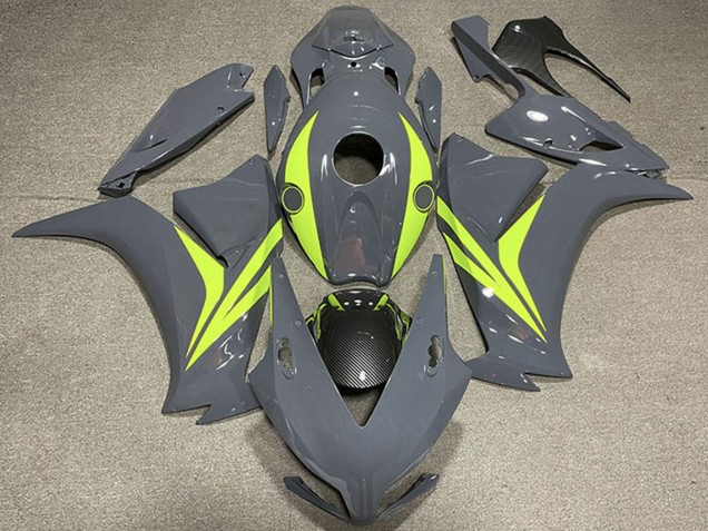 Comprare Carene Moto Honda CBR1000RR 2012-2016 - Nardo Grigio Fluo Giallo Fibra di Carbonio