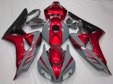 Comprare Carene Moto Honda CBR1000RR 2006-2007 - Nardo Grigio Rosso Nero Opaco