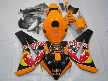 Comprare Carene Moto Honda CBR1000RR 2008-2011 - Arancia Giallo Nero Lucido Red Bull