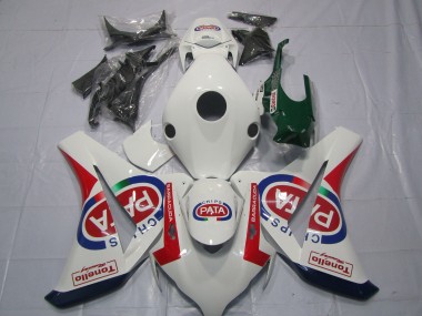 Comprare Carene Moto Honda CBR1000RR 2008-2011 - Bianco Rosso Blu Pata Castrol Tonello