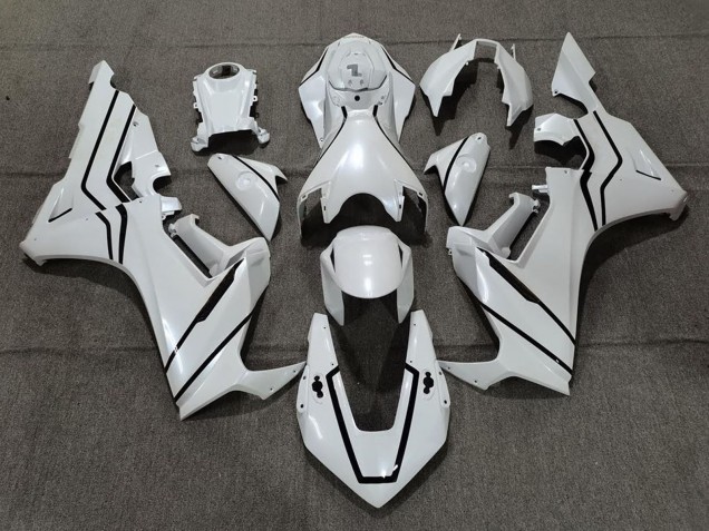Comprare Carene Moto Honda CBR1000RR 2017-2023 - Bianco Perla Nero Linea
