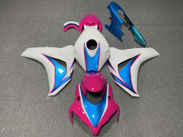 Comprare Carene Moto Honda CBR1000RR 2008-2011 - Bianco Blu Rosa
