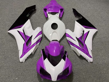 Comprare Carene Moto Honda CBR1000RR 2004-2005 - Bianco Viola Nero Lucido