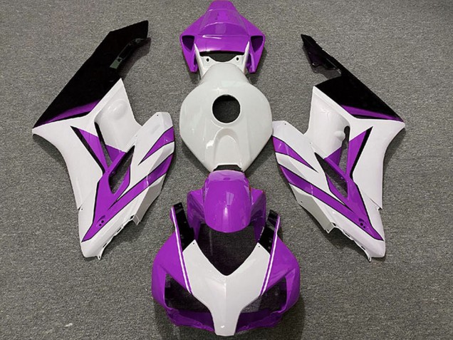 Comprare Carene Moto Honda CBR1000RR 2004-2005 - Bianco Viola Nero Lucido