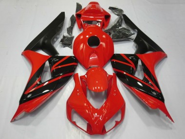 Comprare Carene Moto Honda CBR1000RR 2006-2007 - Rosso Nero Lucido Nero Opaco