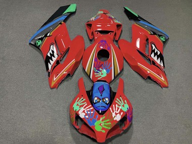 Comprare Carene Moto Honda CBR1000RR 2004-2005 - Rosso Blu Verde Nero Squalo