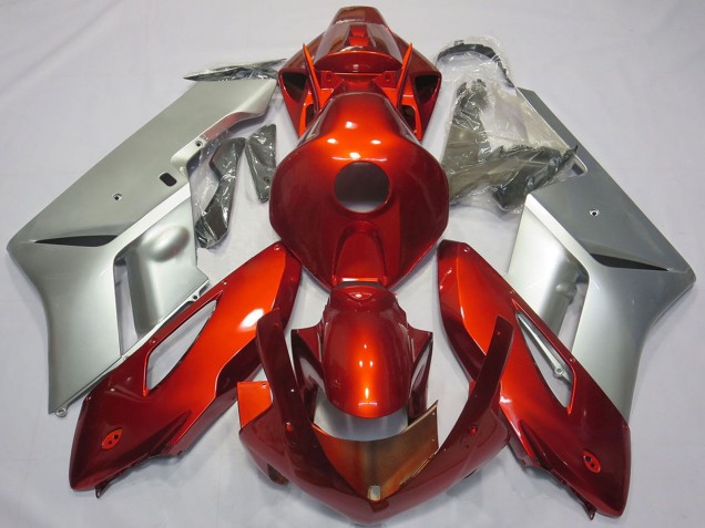 Comprare Carene Moto Honda CBR1000RR 2004-2005 - Argento Rosso