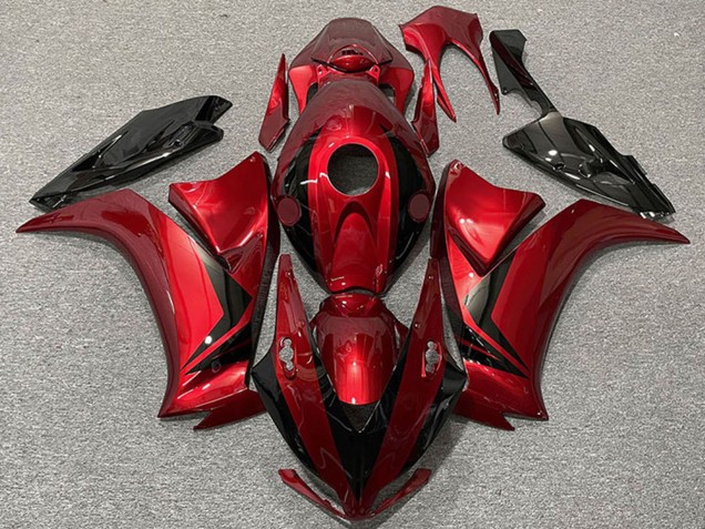 Comprare Carene Moto Honda CBR1000RR 2012-2016 - Rosso Nero Lucido Stile