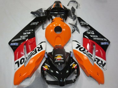 Comprare Carena Moto Honda CBR1000RR 2004-2005 - Arancia Bianco Rosso Nero Lucido Repsol