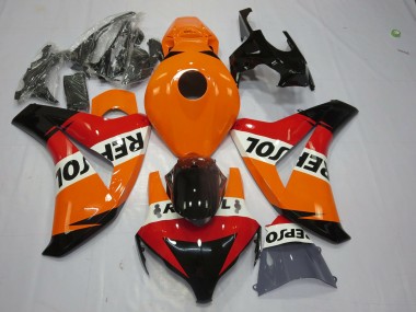 Comprare Carena Moto Honda CBR1000RR 2008-2011 - Arancia Bianco Rosso Nero Lucido Repsol