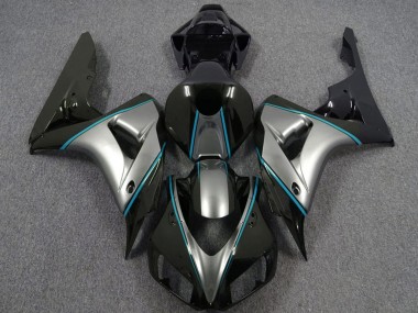 Comprare Carene Moto Honda CBR1000RR 2006-2007 - Argento Blu Nero Lucido Gessato
