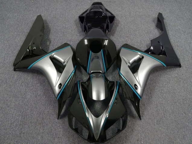 Comprare Carene Moto Honda CBR1000RR 2006-2007 - Argento Blu Nero Lucido Gessato