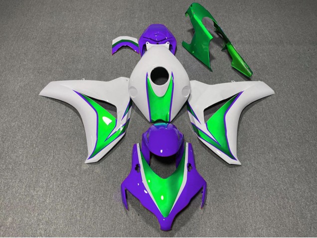 Comprare Carene Moto Honda CBR1000RR 2008-2011 - Bianco Verde Viola The Joker