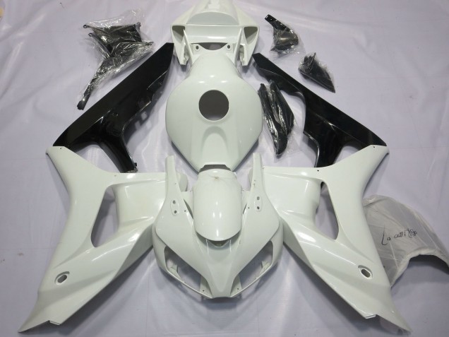 Comprare Carene Moto Honda CBR1000RR 2006-2007 - Bianco Nero Lucido