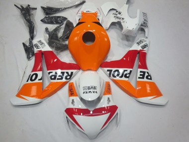 Comprare Carene Moto Honda CBR1000RR 2008-2011 - Arancia Bianco Rosso Nero Lucido Repsol