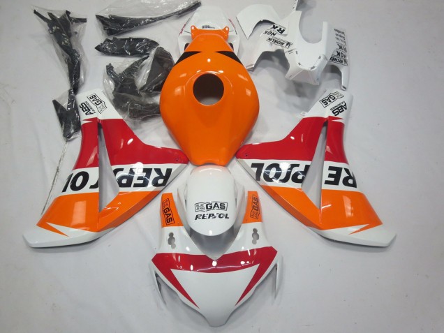 Comprare Carene Moto Honda CBR1000RR 2008-2011 - Arancia Bianco Rosso Nero Lucido Repsol