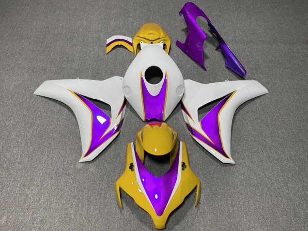 Comprare Carene Moto Honda CBR1000RR 2008-2011 - Bianco Giallo Viola