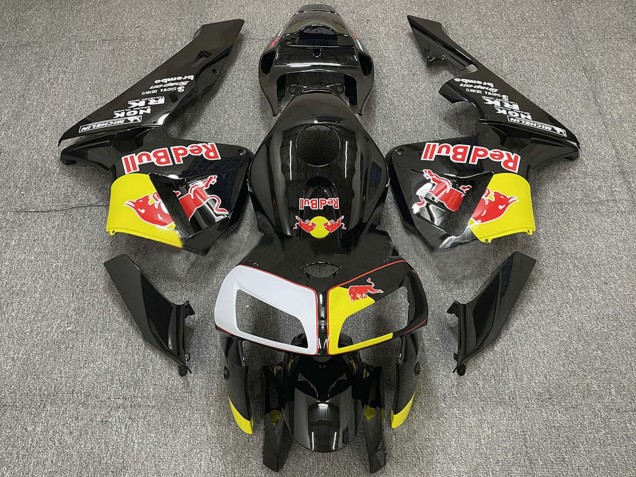 Comprare Carene Moto Honda CBR600RR 2005-2006 - Nero Giallo Bianco Red Bull