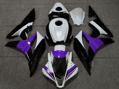 Comprare Carene Moto Honda CBR600RR 2007-2008 - Bianco Viola Nero Lucido