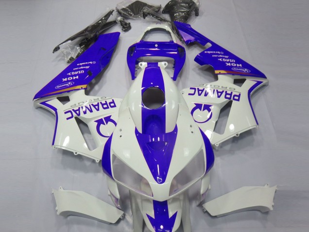 Comprare Carene Moto Honda CBR600RR 2005-2006 - Bianco Blu Pramac